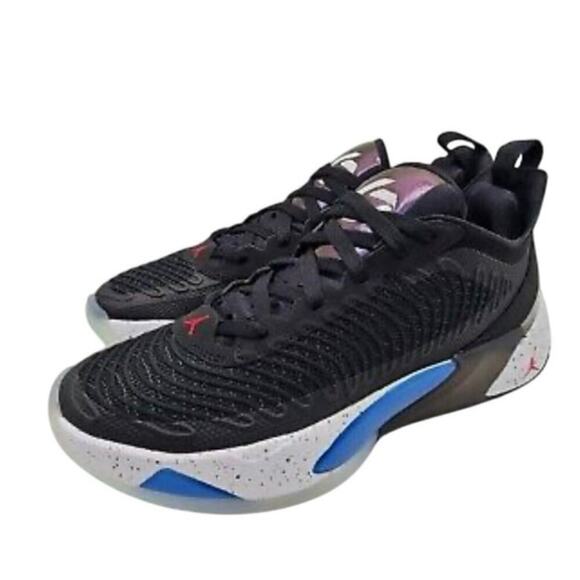 JORDAN LUKE 1 SNEAKERS BASKETBALL BLACK SIGNAL BLUE METALLIC FB1800-004 SZ 11 main image 11